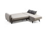 Atelier Del Sofa Sofá cama esquinero Alkon - Light Grey